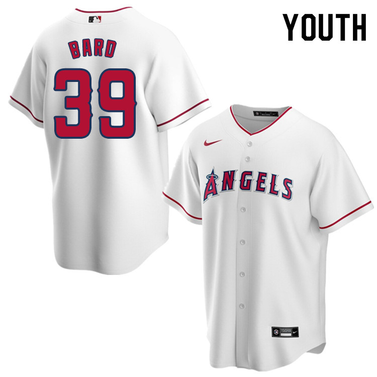 Nike Youth #39 Luke Bard Los Angeles Angels Baseball Jerseys Sale-White